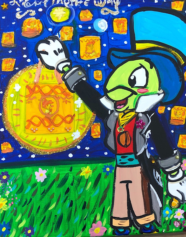 Jiminy Cricket by Emily