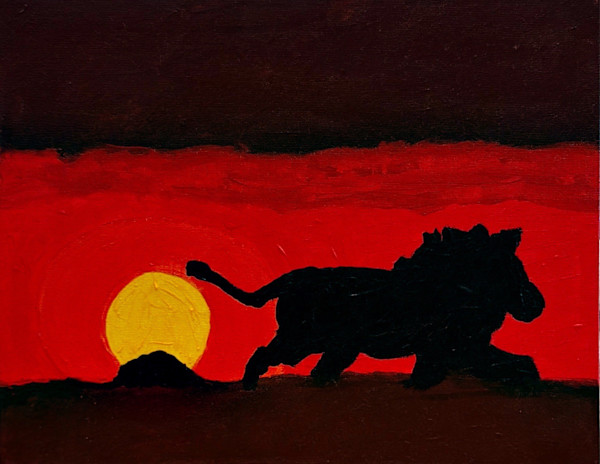 Sunset Lion by Josiah, Image 1.