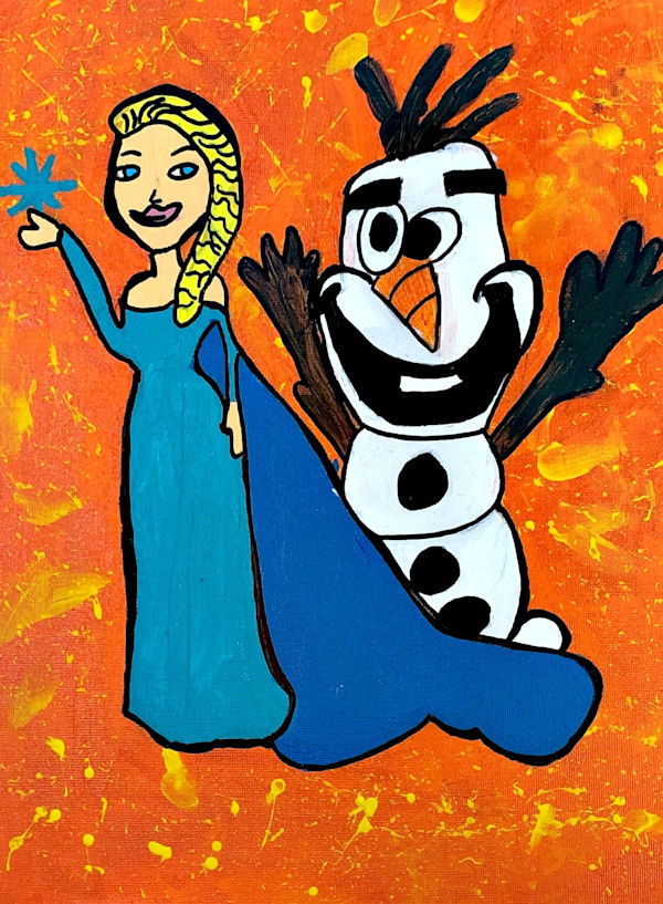 Elsa & Olaf by Maddie