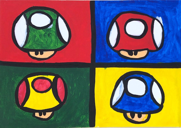Mario Mushrooms by Mark