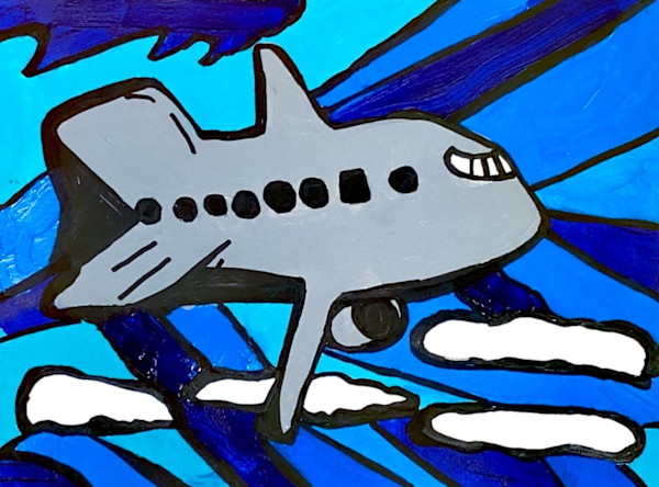 Pop Art Plane by Mark