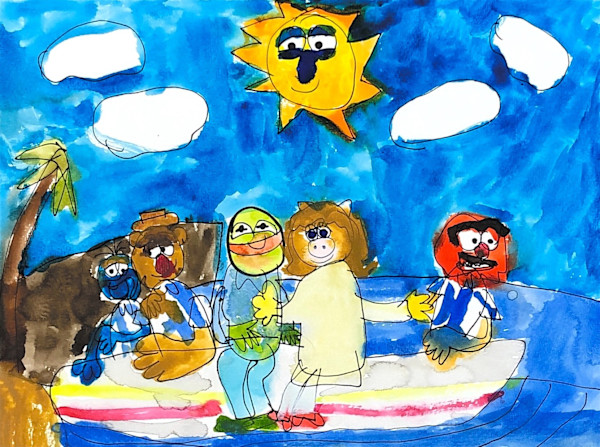 Muppets At The Lake by Xander