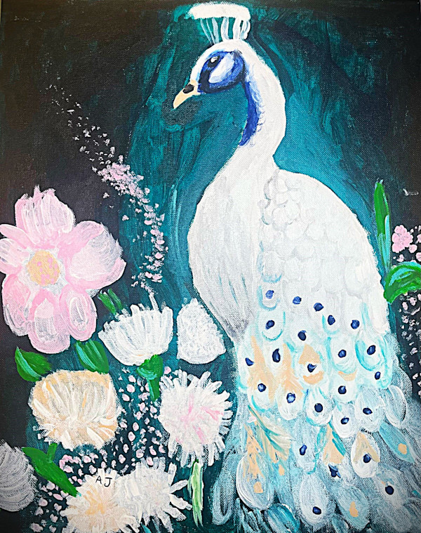 White Peacock by AJ