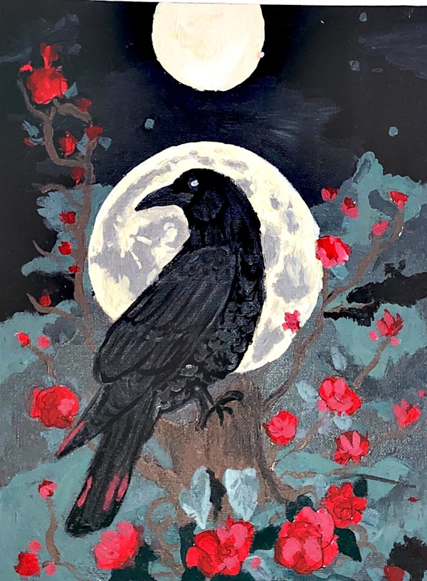 Raven & Roses by AJ, Image 1.