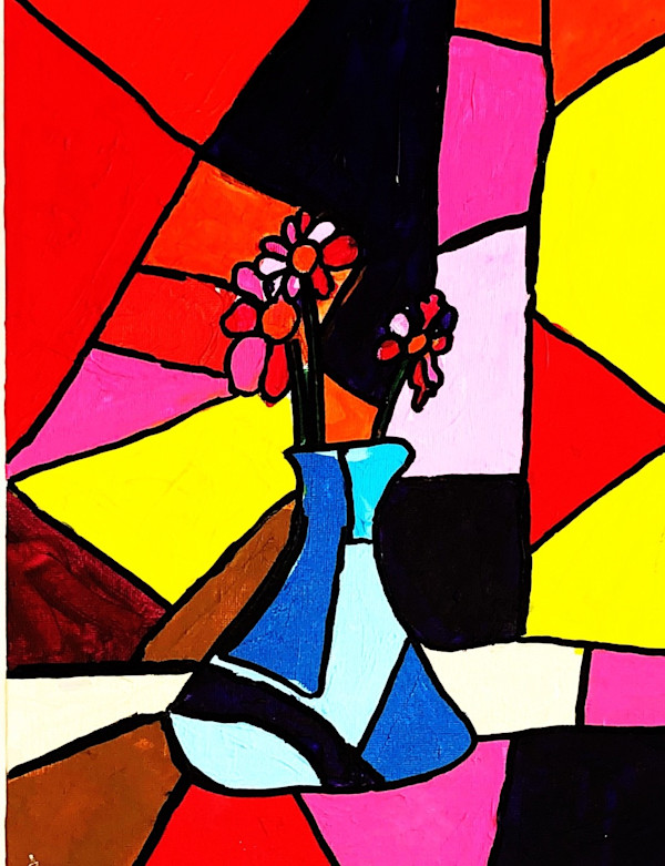 Vase And Flowers by Sebastian, Image 1.