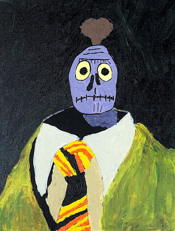 Shrunken Head Guy by Josh