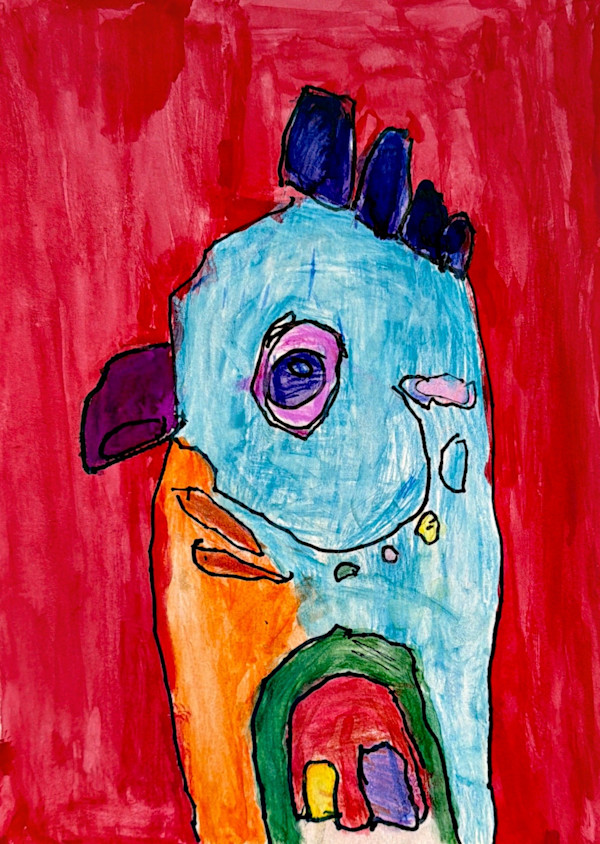 Purple Beek Bird by Tamari, Image 1.
