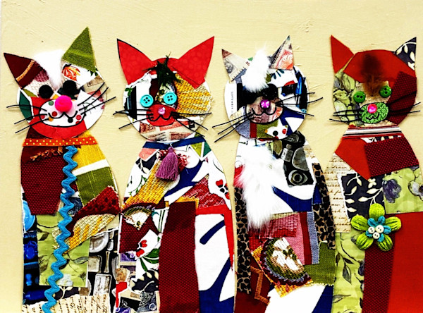 Cat Collage by Tiffany