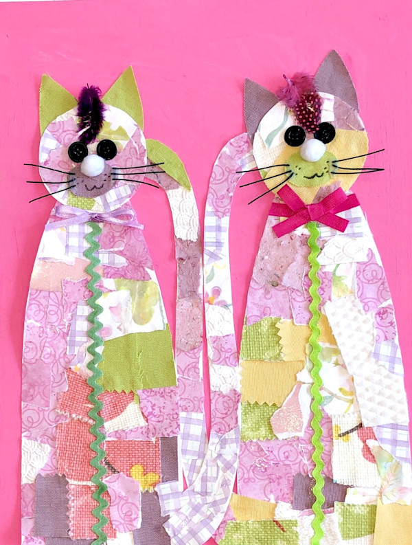Cats With Pinkground by Tiffany, Image 1.
