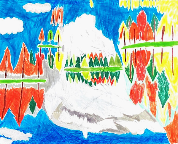 Fall Trees by Evan