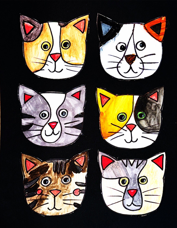 Vertical Cats by Tiffany, Image 1.