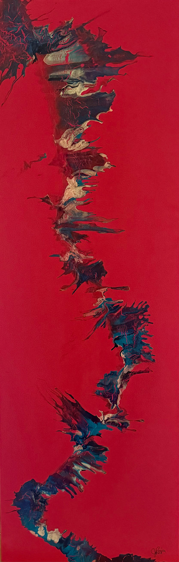 The Crimson Rise by Jeanine D Rozier, Image 1.
