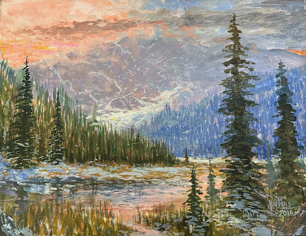 Rocky Mountain National Park Winter Study by Risa Dubois