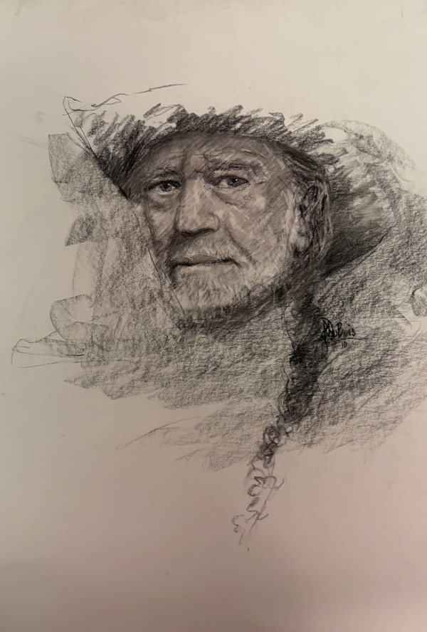 Willie Nelson Mountain Man by Jess Dubois
