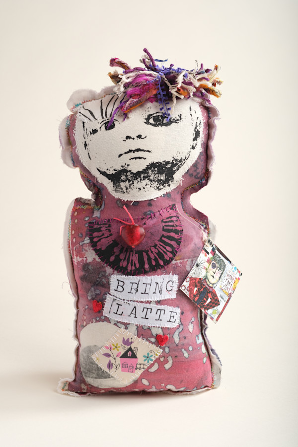 Bring Latte - Cloth Doll by Tracy Stilwell