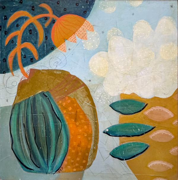 Blue and Orange #4 by Tracy Stilwell