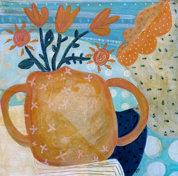 Blue and Orange #8 by Tracy Stilwell, Image 2.