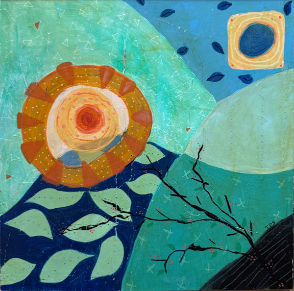Blue and Orange #3 by Tracy Stilwell