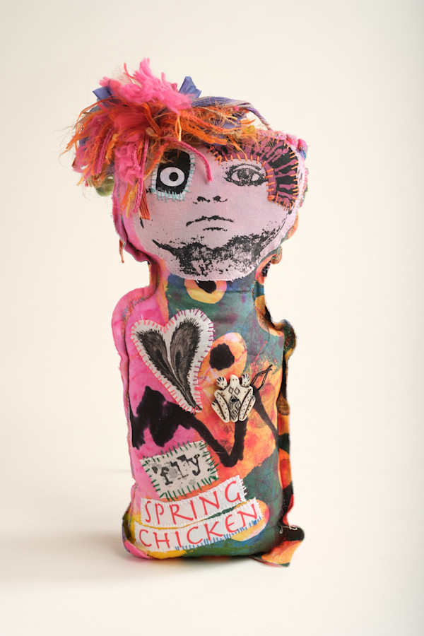 Spring Chicken - Cloth Doll by Tracy Stilwell