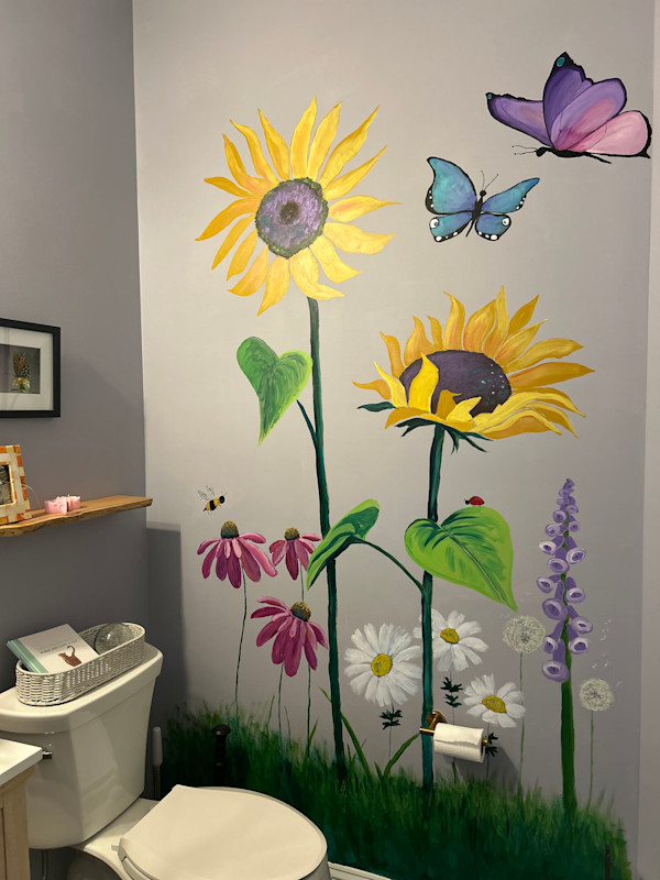 Bathroom Mural by Natalie Campbell