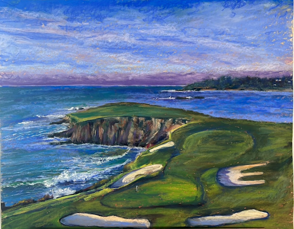 Pebble Beach 8th Hole by Natalie Campbell, Image 3.