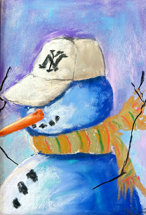 NY Snowman by Natalie Campbell
