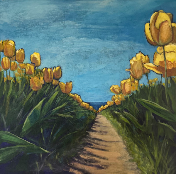 Tulips to the Ocean by Natalie Campbell