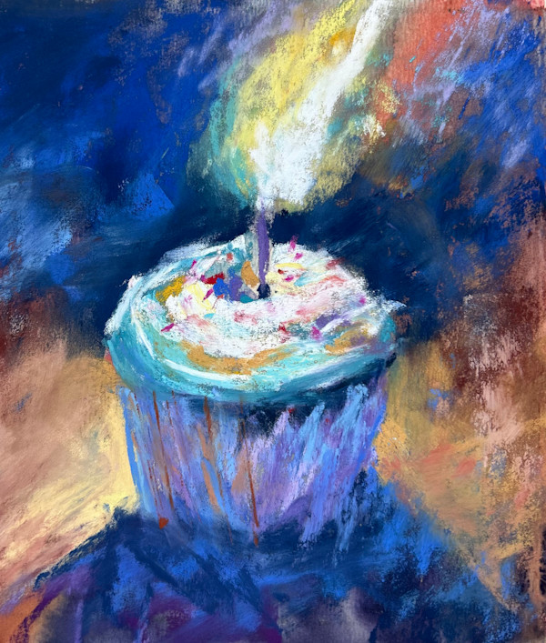 Happy Birthday Cupcake by Natalie Campbell