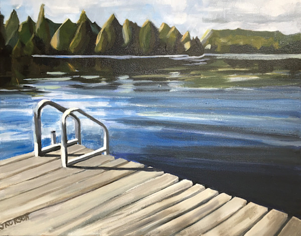 Morning swim by Liz Jackson