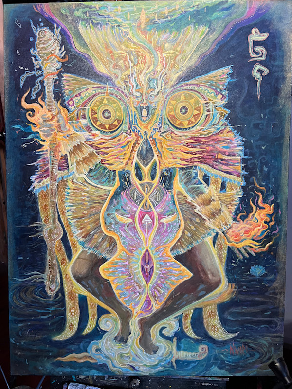 Cosmic Owl Dance by Angelo "NWARI" Jamilano, Image 2.