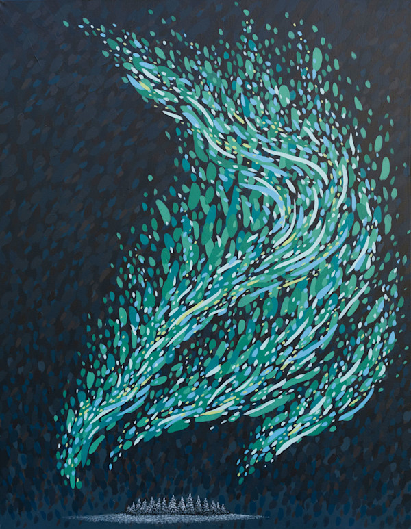 Northern Lights Moving by Natalie K. Sannemalm