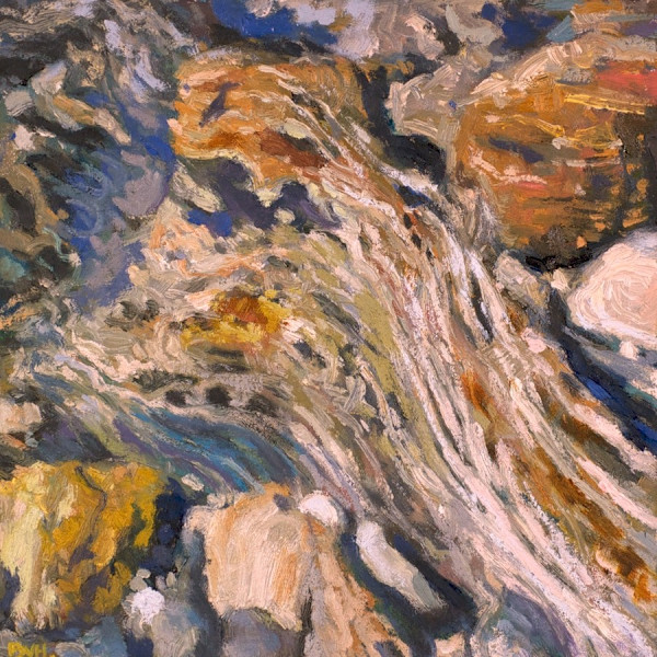 Tidal Zone Series - Striations by Fred Hope