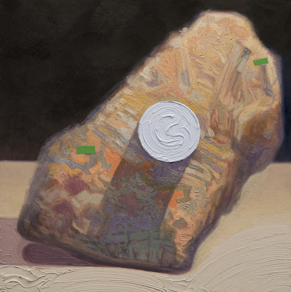 Portrait Series - White Disk Shadow by Fred Hope