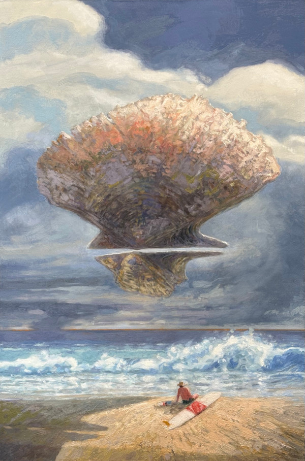 Surreal Shoreline Series - Waiting by Fred Hope