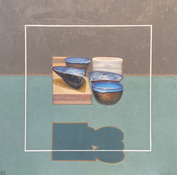 Stealing From Morandi Series - Floaters by Fred Hope