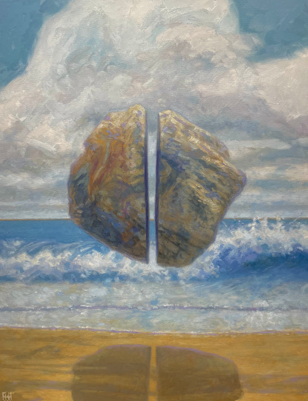 Surreal Shoreline Series - Split by Fred Hope