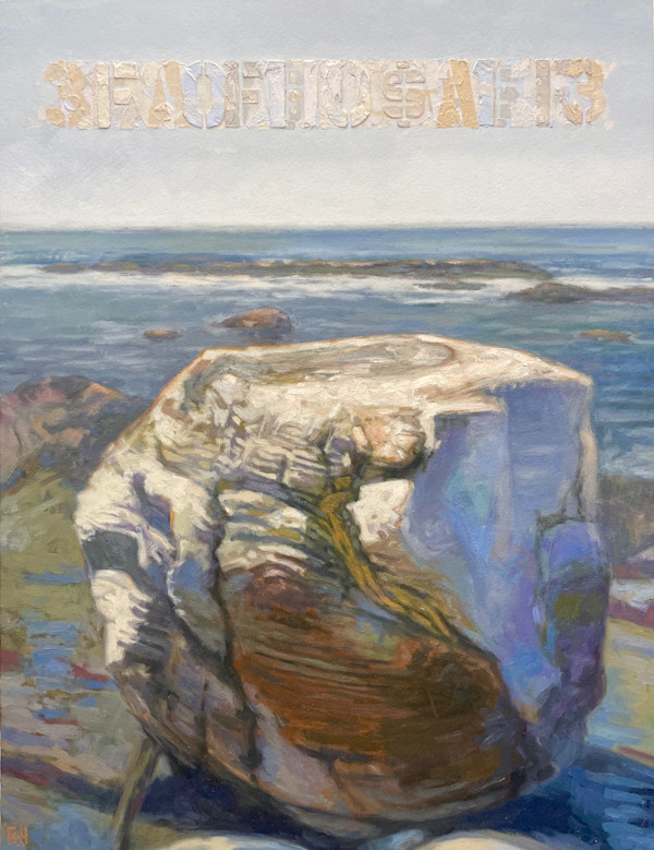 Surreal Shoreline Series - Laguna Rocks by Fred Hope