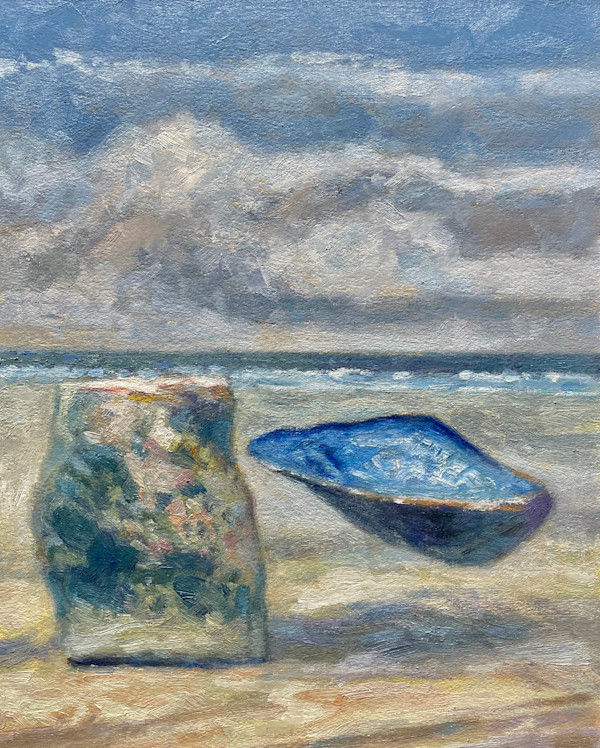 Surreal Sketch Series - Half Floating by Fred Hope