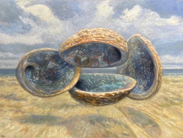 Surreal Shoreline Series - Listening by Fred Hope