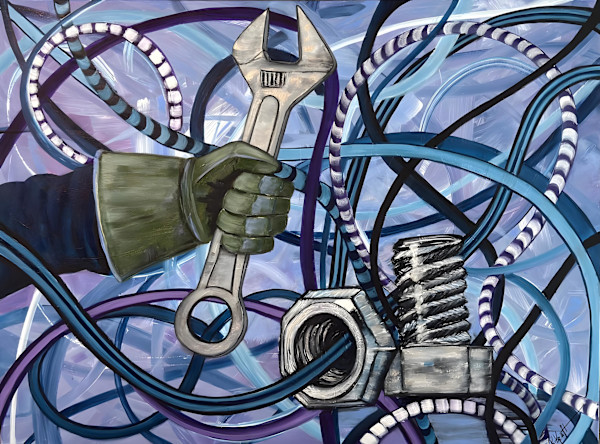 Wrenching Reality by Kathleen Kraft, Image 1.