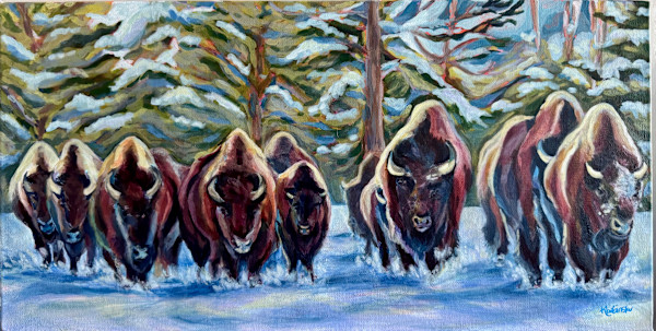 Winter Huddle by Karen Bobinski, Image 1.