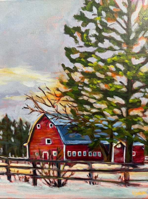 Winter Barn by Karen Bobinski, Image 1.