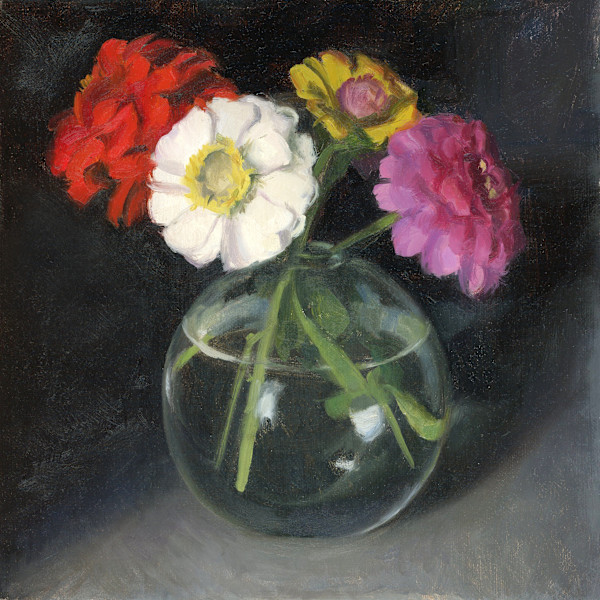 "September Zinnias" by Suzanne Lago Arthur