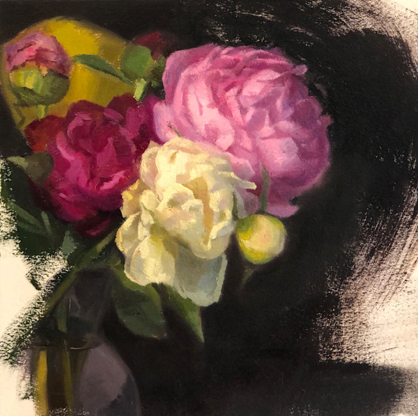 "Peonies and Franz Kline" by Suzanne Lago Arthur
