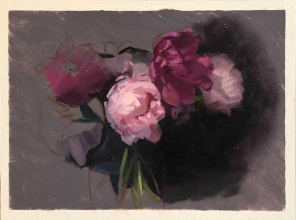 "Cascading Peony Abstraction" by Suzanne Lago Arthur