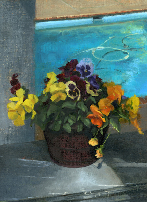 "Pansies for Francie" by Suzanne Lago Arthur