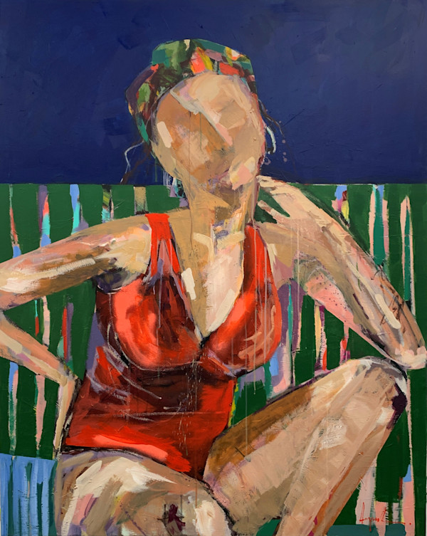 Blue Lagoon Girl by Angela Maritz