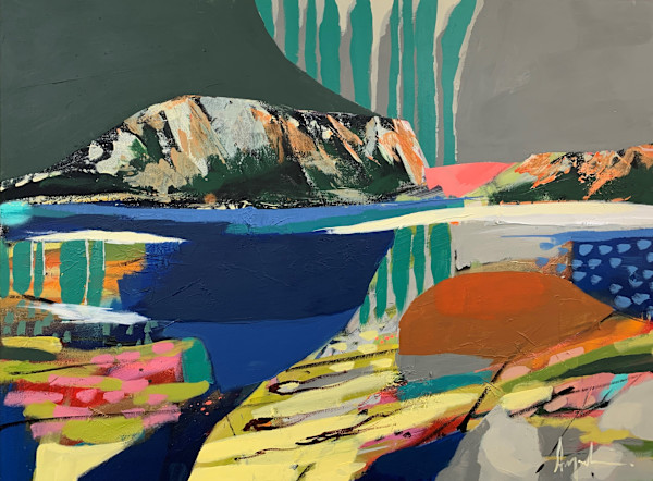 Forest Greens and Lakes by Angela Maritz