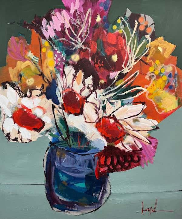 Green Morning Still by Angela