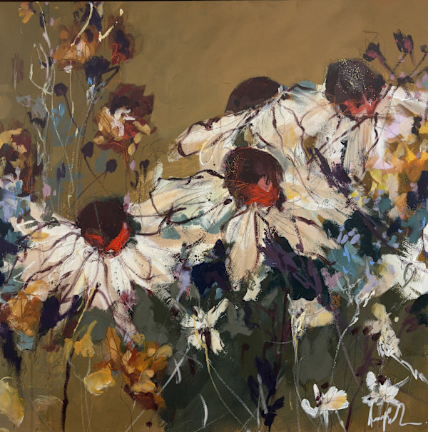 A Pause With Petals II by Angela Maritz